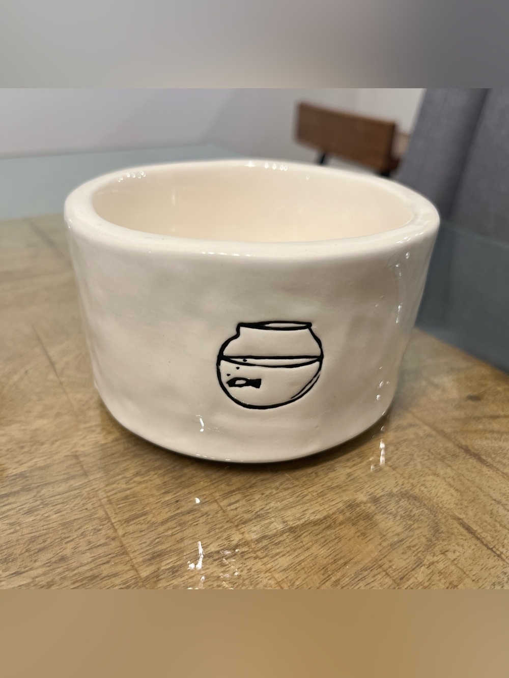 Rae Dunn by Magenta artisan ceramic cat bowl